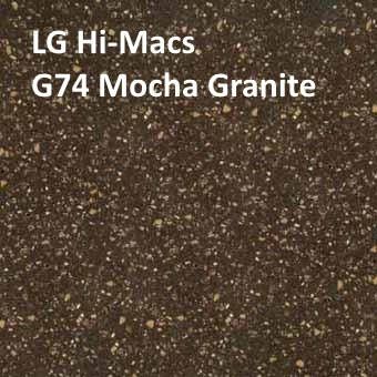 Акриловый камень LG Hi-Macs G74 Mocha Granite